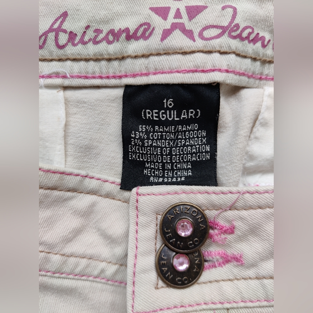 Children's Embroidered Jeans with Rhinestones - Picture 5 of 5
